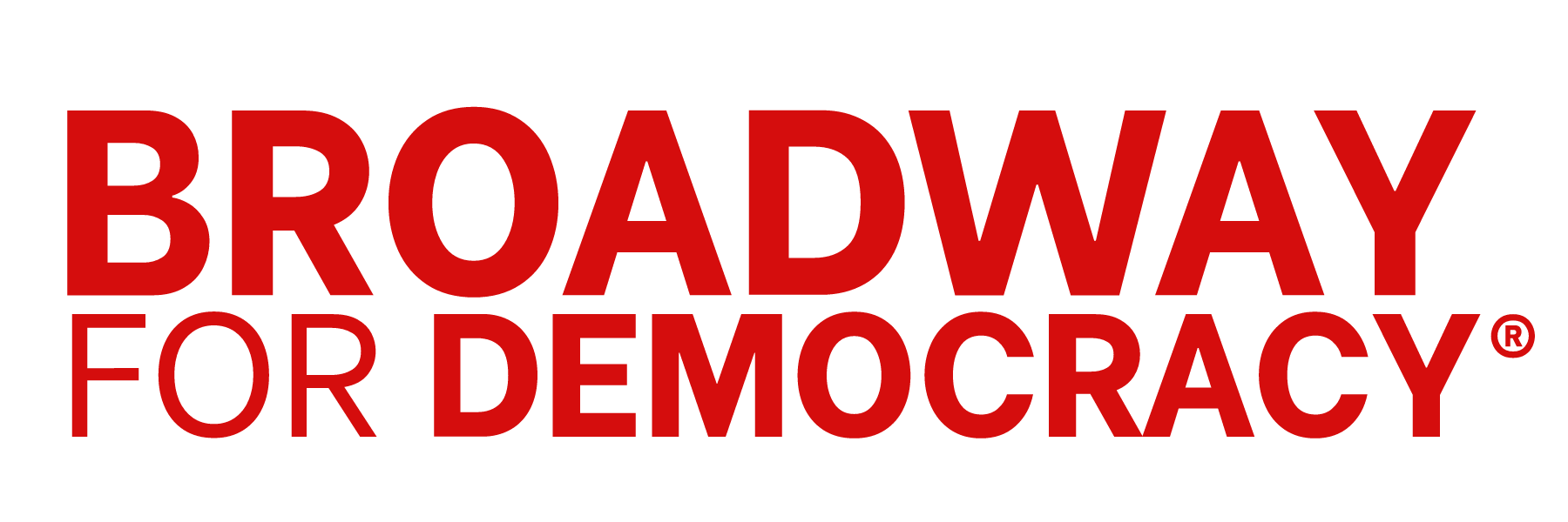 Broadway for Democracy Logo
